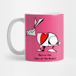 Born in the Year of the Rabbit Mug